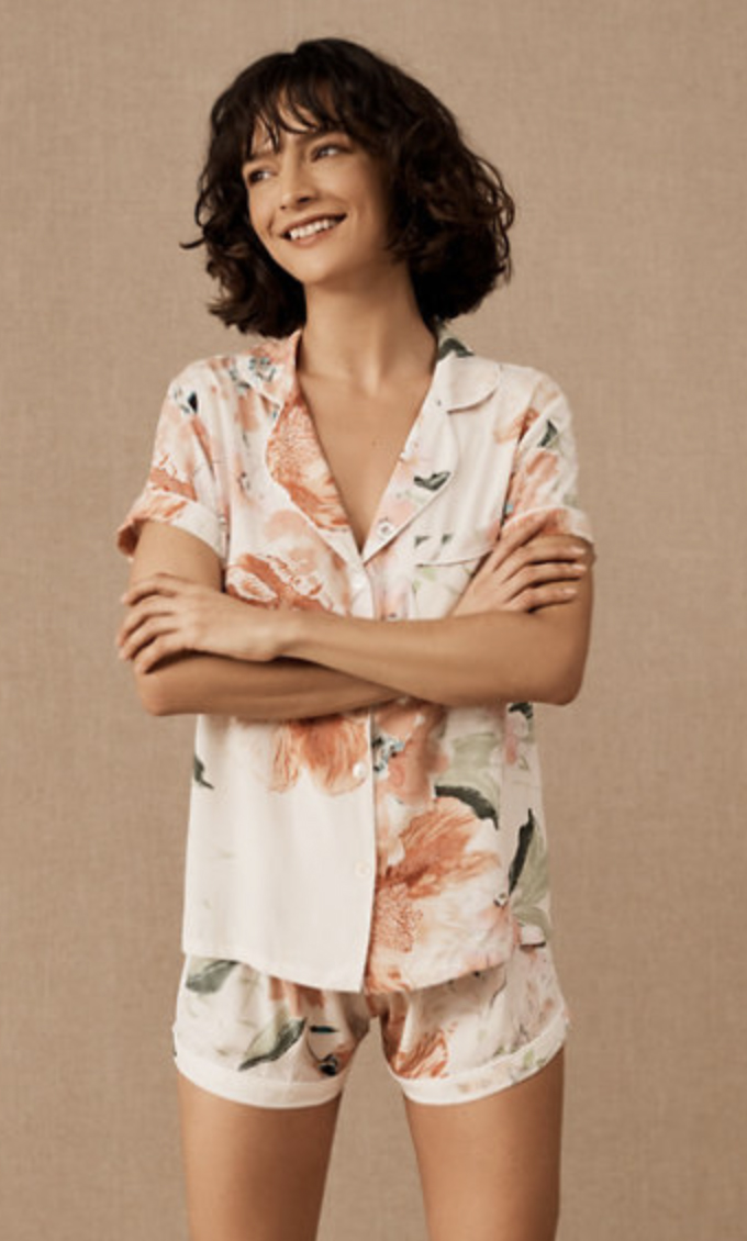 pastel bridesmaid pajamas