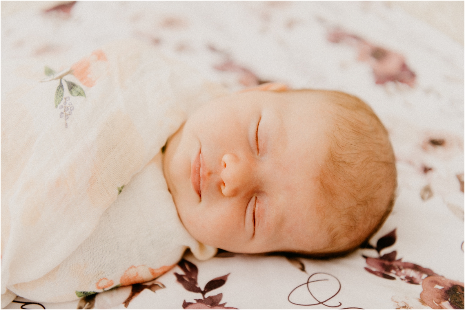 newborn baby in crib