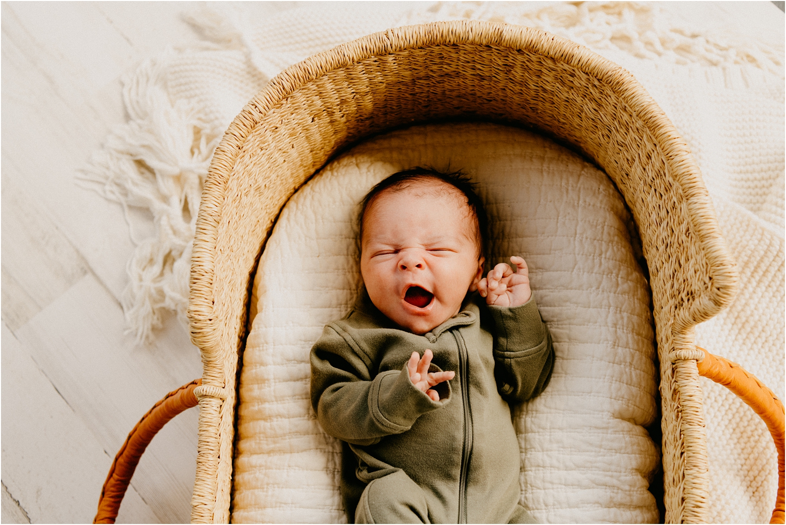 yawning baby