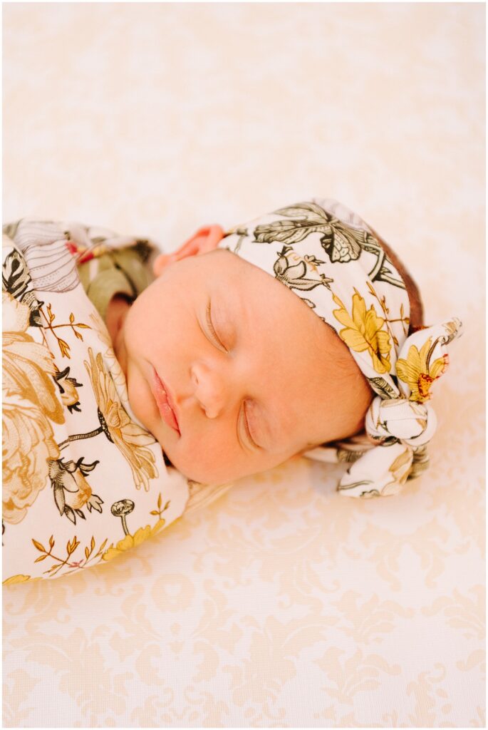 closeup of baby girl