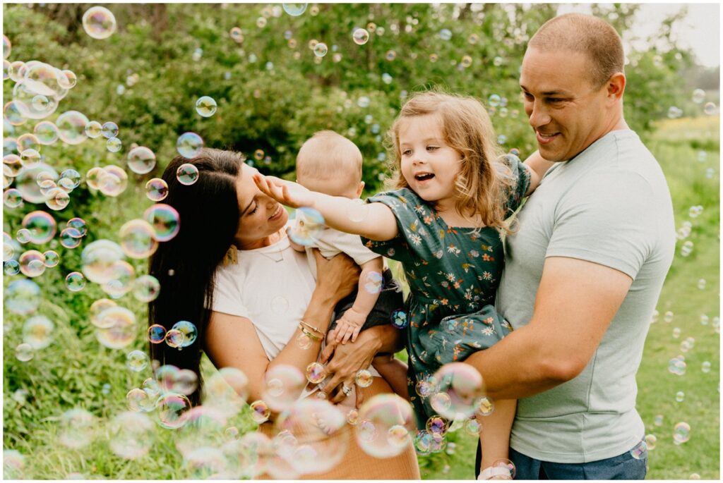 family photo bubbles