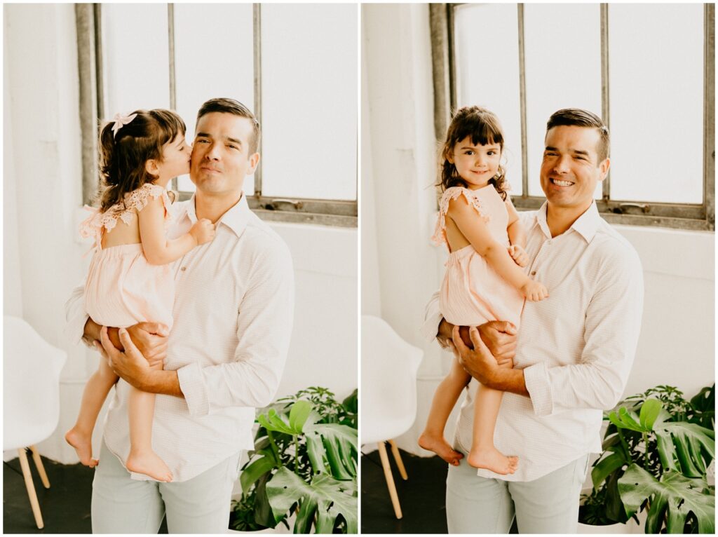 dad and toddler girl 