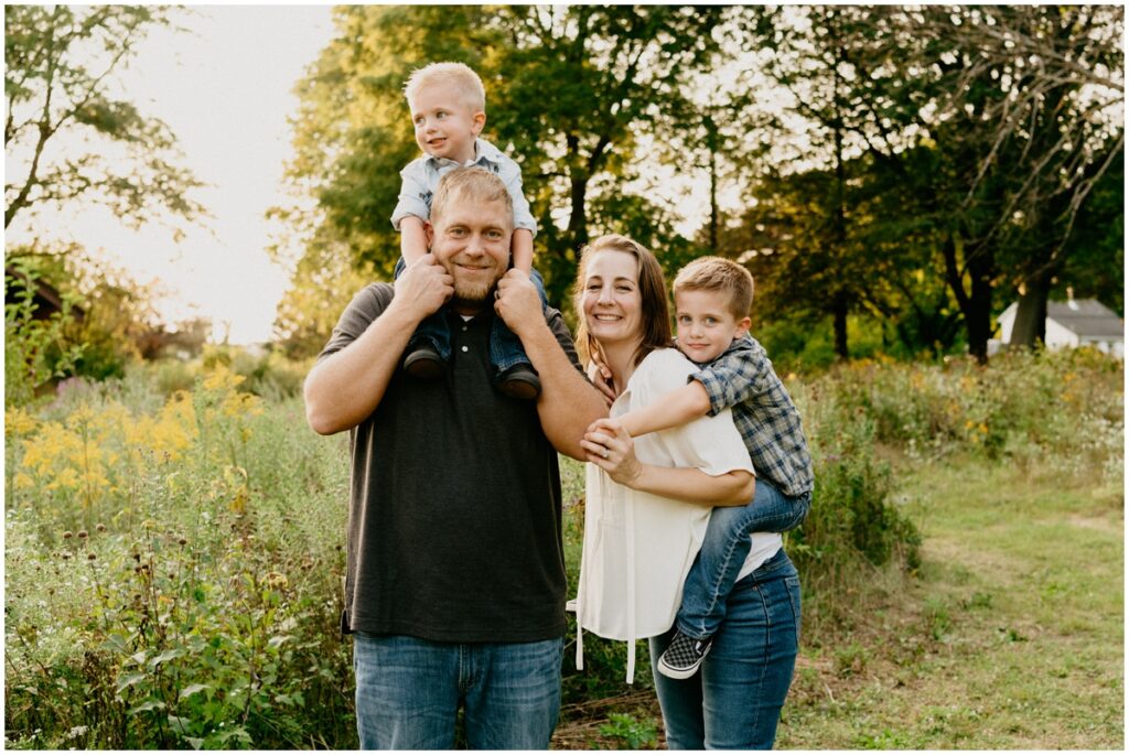 wisconsin family photo