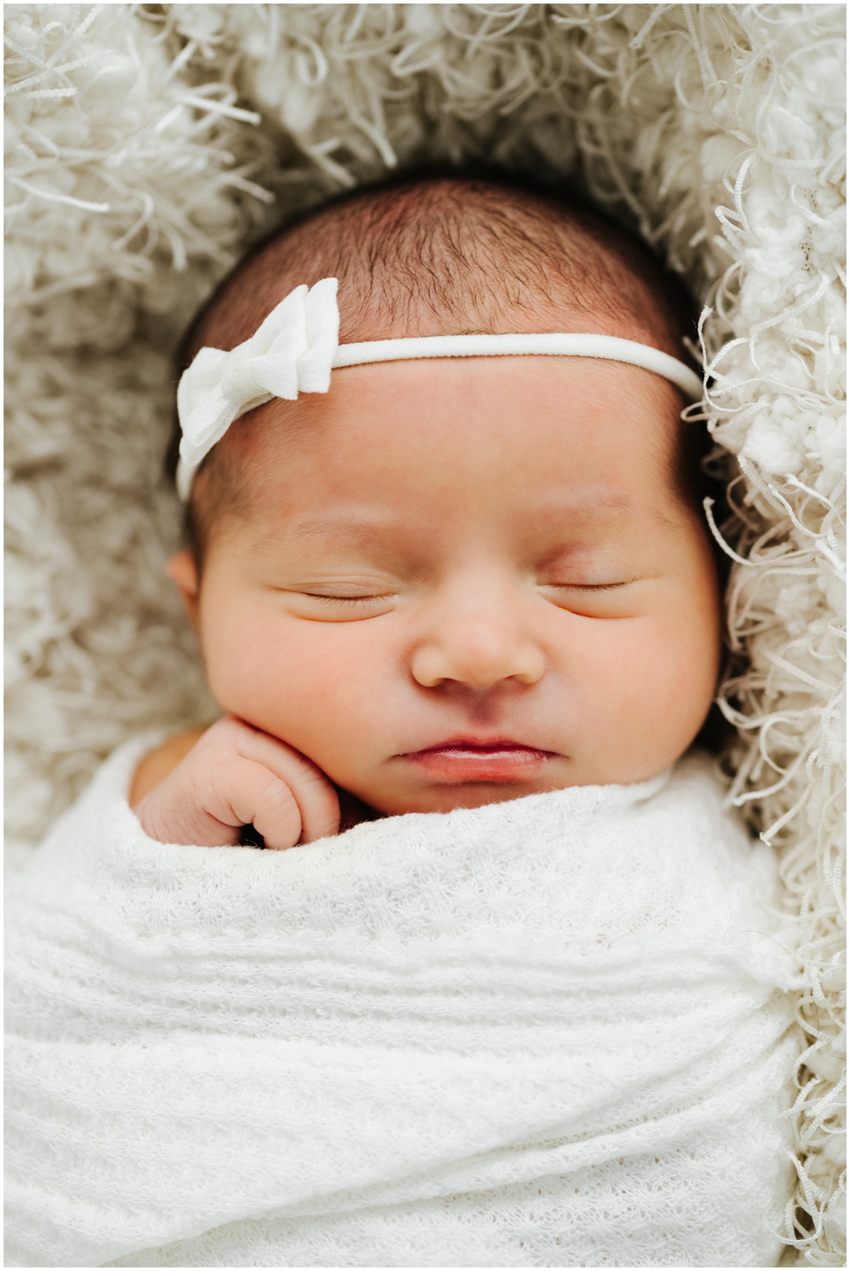 infant baby girl sleeping