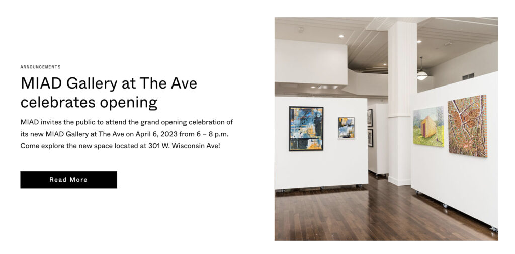 press for MIAD art gallery