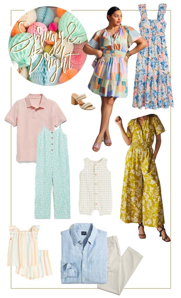 bright spring photo outfit ideas