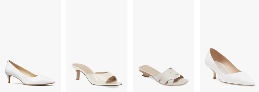 wedding day Kitten Heels