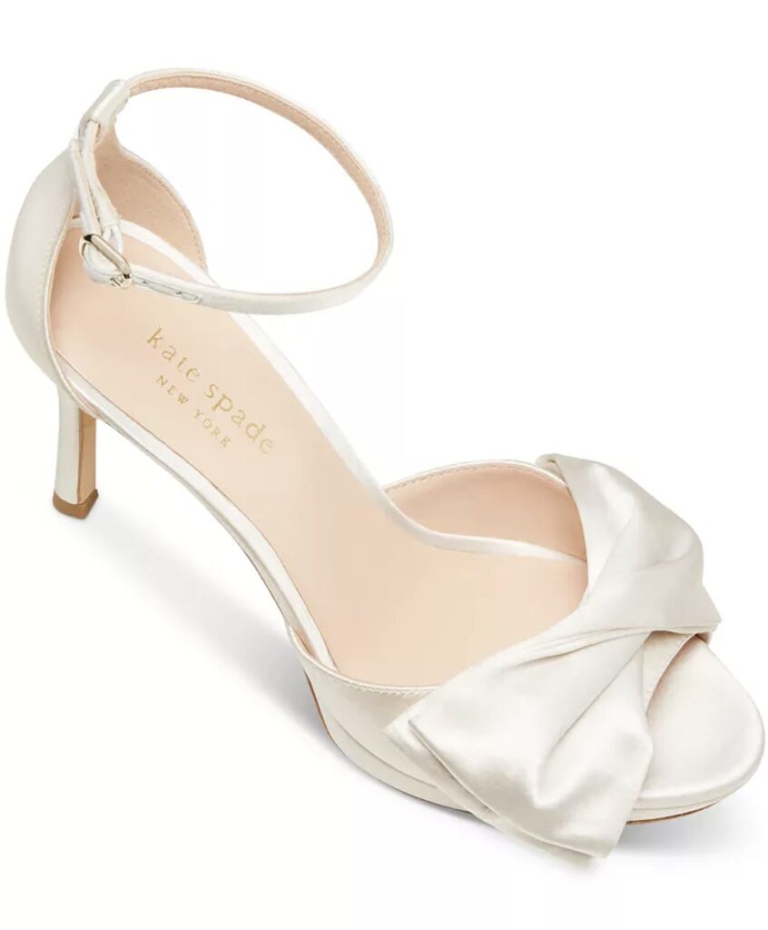 classic kate spade wedding day heel