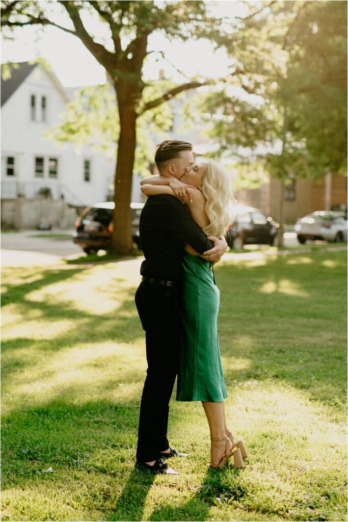 a couple hugging