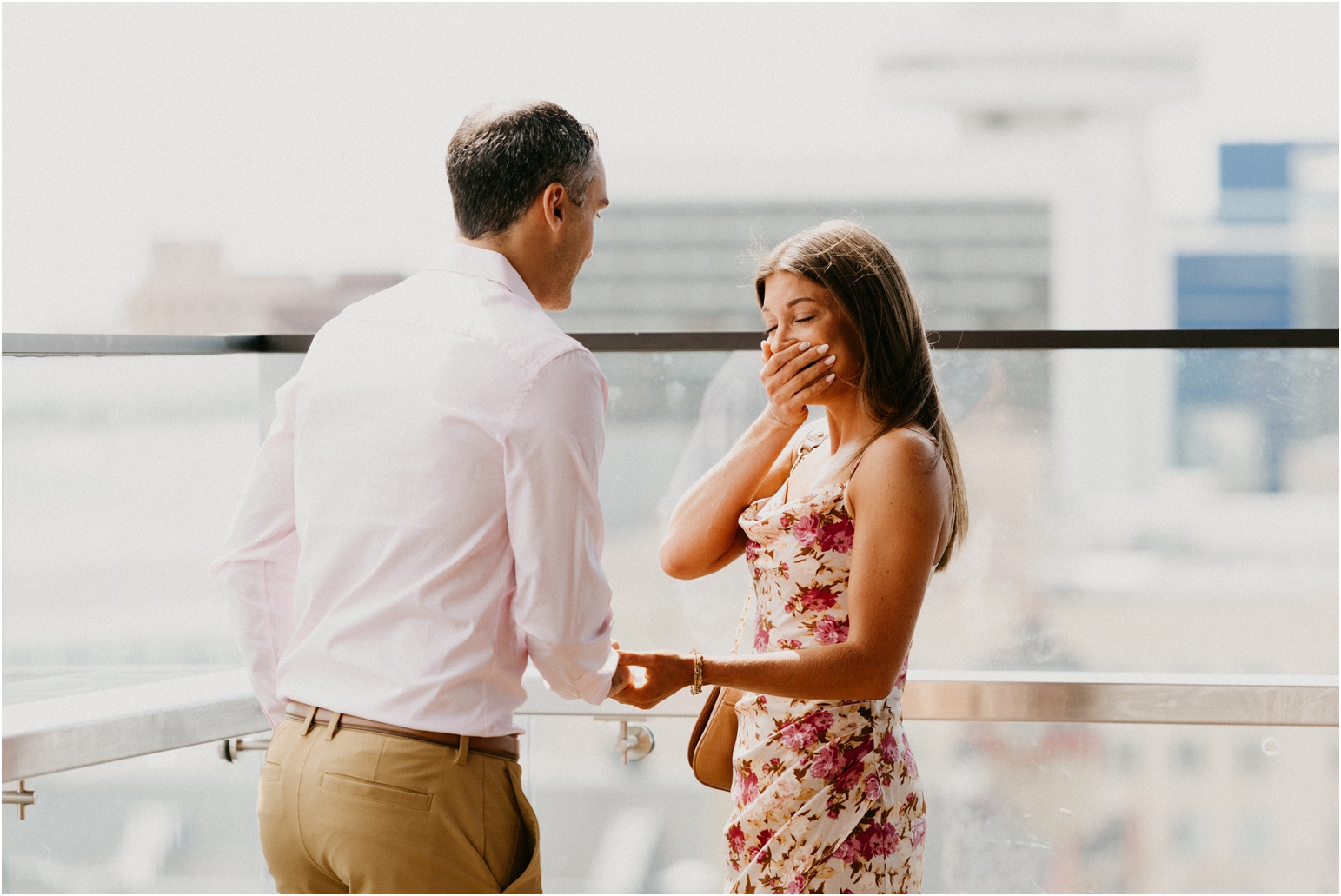 a womans reaction to a proposal